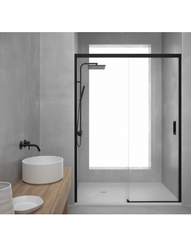 MAMPARA DUCHA FRONTAL (FIJO + CORREDERA) Q