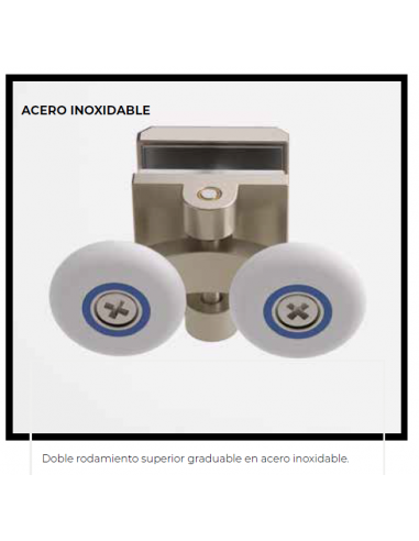 MAMPARA DUCHA FRONTAL (FIJO + CORREDERA) LOW