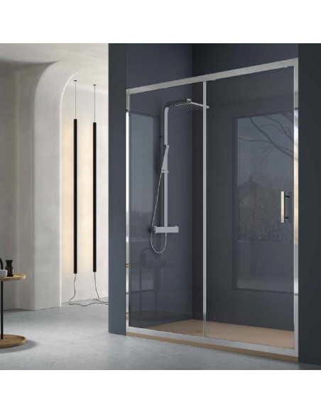 MAMPARA DUCHA FRONTAL (FIJO + CORREDERA) LOW