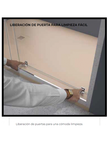 MAMPARA DUCHA FRONTAL (FIJO + CORREDERA) LOW