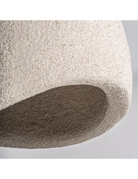 Lámpara colgante Sibille de Vical Home – Lámpara de techo en resina blanco roto diseño contemporáneo 40 cm