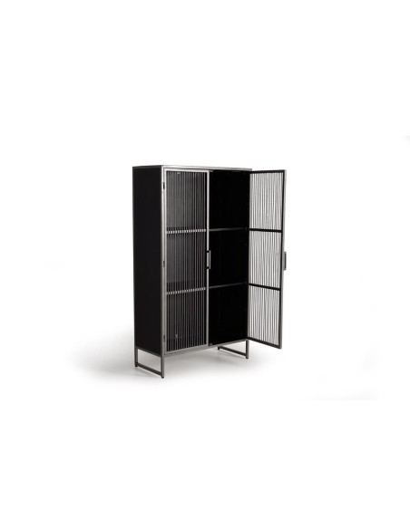 VITRINA ESTILO INDUSTRIAL COLECCIÓN LAOS (160x90x40)