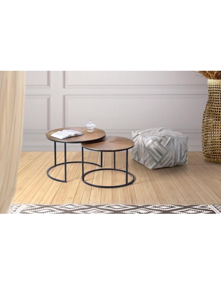 SET DE 2 MESAS CENTRO GC1022 (47x70 Y 42x60)