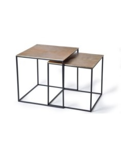 SET DE 2 MESAS CENTRO GC1023 (56x55x55 y 51x50x50)