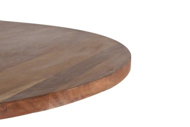 Mesa de Comedor Redonda en Acacia Maciza y...