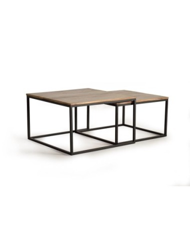 SET DE 2 MESAS CENTRO 1-(45X62X62) 2-(41X46X46).