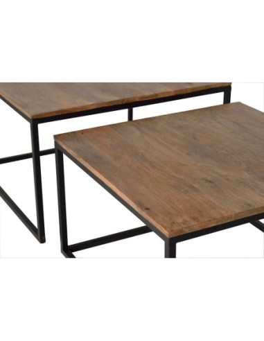 SET DE 2 MESAS CENTRO 1-(45X62X62) 2-(41X46X46).
