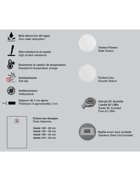 PLATO DUCHA LISO LUBA CLASSIC