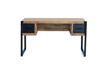 Escritorio 4 Cajones en Madera de Mango y Metal...