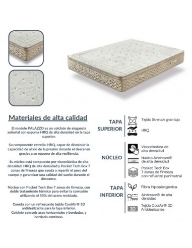 COLCHÓN PALAZZO VARIAS MEDIDAS