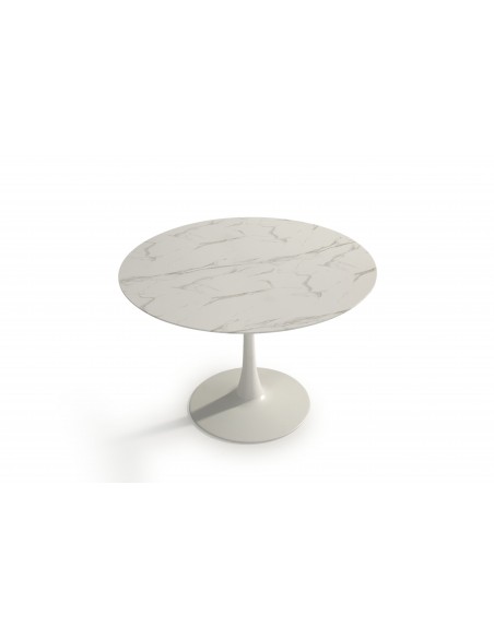 MESA REDONDA ADA 110CM BLANCO