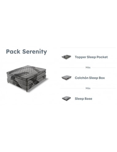 Pack Serenity Black Edition Colchón Sleep Box...