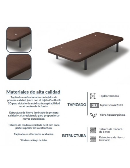 BASE TAPIZADA VALENCIA VARIAS MEDIDAS