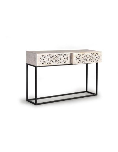 CONSOLA TALLADA COLECCIÓN MALÉ (77X120X30)