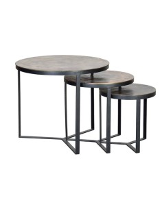 SET DE 3 MESAS NIDO GC6637 (54X60, 45X48 Y 38X38)