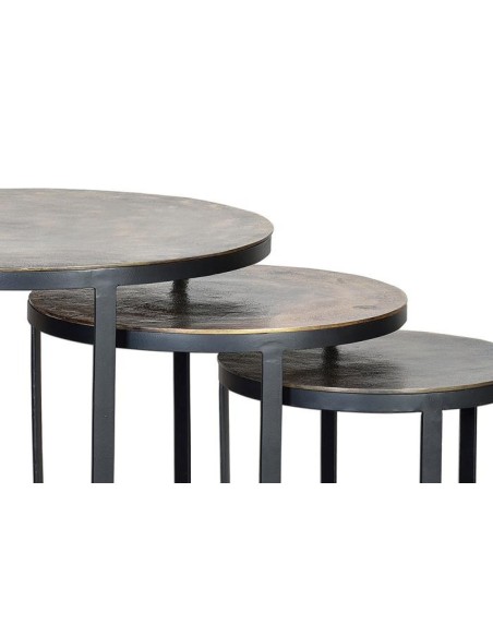 SET DE 3 MESAS NIDO GC6637 (54X60, 45X48 Y 38X38)