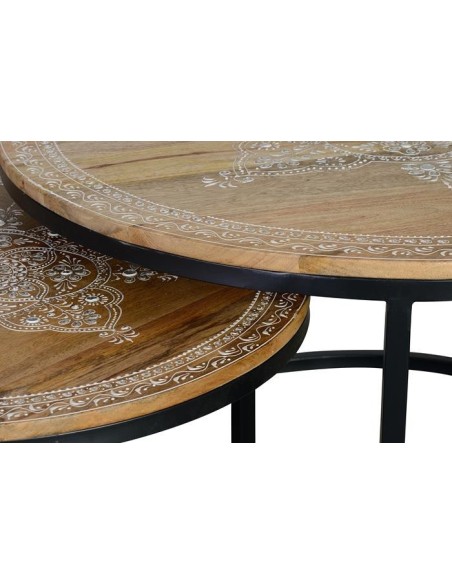 SET DE 2 MESAS NIDO GC6796 (48X80 Y 40X60)