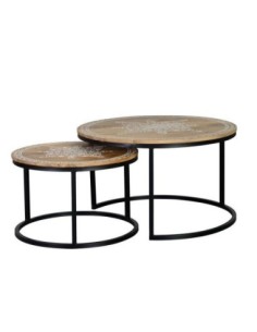 SET DE 2 MESAS NIDO GC6796 (48X80 Y 40X60) 2