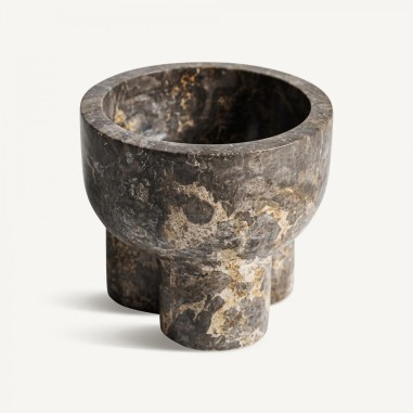 Centro de mesa de mármol oscuro de Vical Home –...