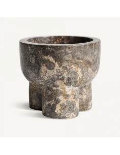 Centro de mesa de mármol oscuro de Vical Home – Diseño...