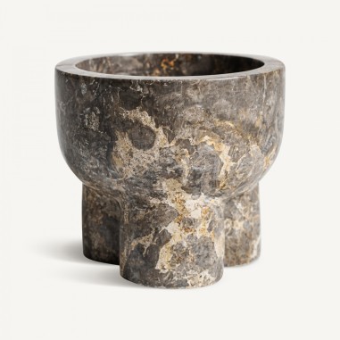 Centro de mesa de mármol oscuro de Vical Home –...