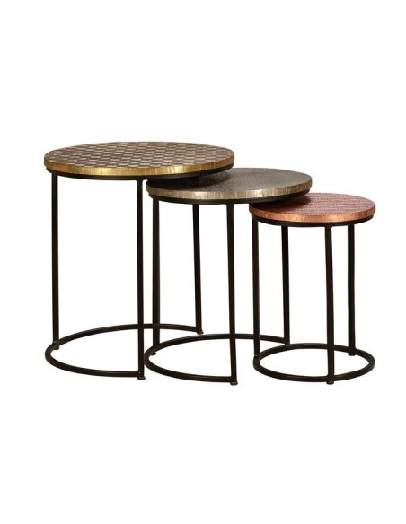 SET DE 3 MESAS NIDO GC6806 (49X45, 44X38 Y 39X28)