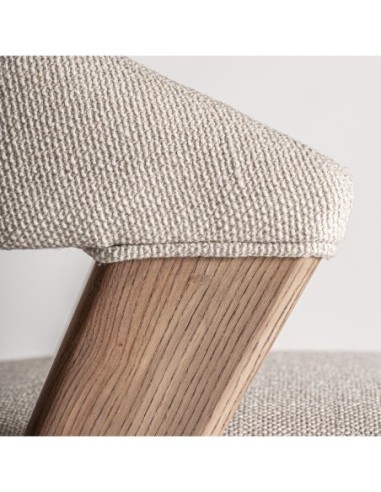 Silla Moena de Madera de Roble con Respaldo...