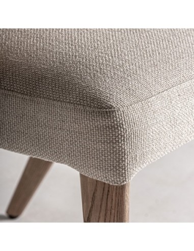 Silla Moena de Madera de Roble con Respaldo...