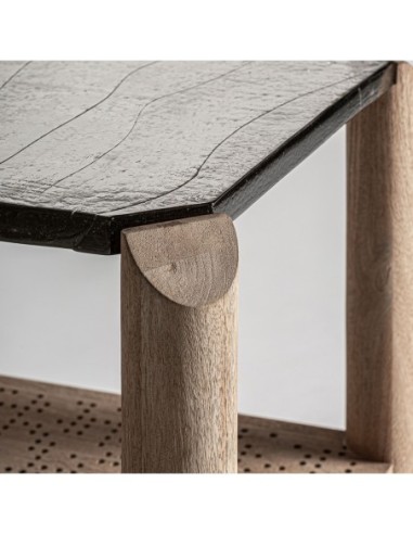 Mesa auxiliar jacquard