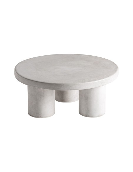 Mesa de Centro Cles de Gres Gris – Diseño Escultórico VICAL Home