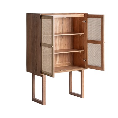 Armario de Madera y Ratán Gondorf – Diseño...
