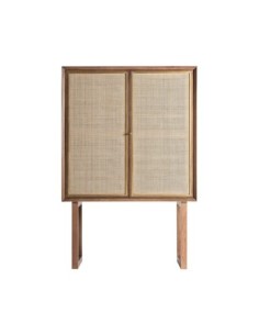 Armario de Madera y Ratán Gondorf – Diseño Nórdico con...
