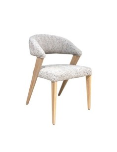 Silla Moena de Madera de Roble con Respaldo Curvo – Vical...