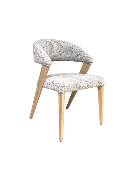 Silla Moena de Madera de Roble con Respaldo Curvo – Vical Home