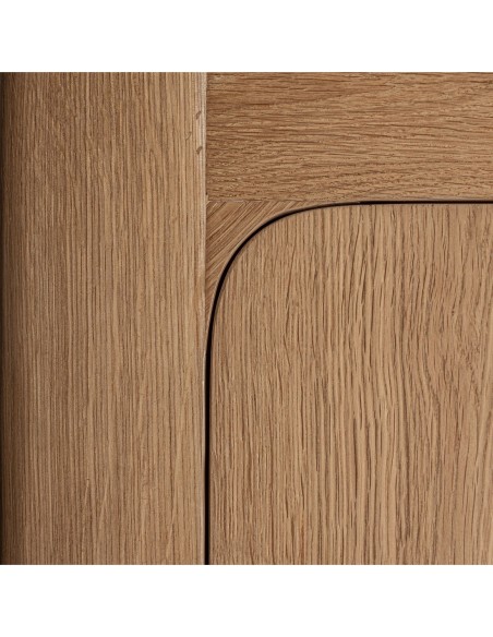 Aparador Zelzate VICAL Home en Roble Claro – Diseño Art Déco 270 cm