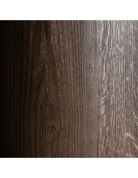 Armario Treignac en Roble Teñido y Acero Dorado Mate