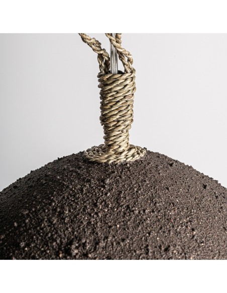 Lámpara colgante Thierry de Vical Home – Lámpara contemporánea de resina marrón 42 cm