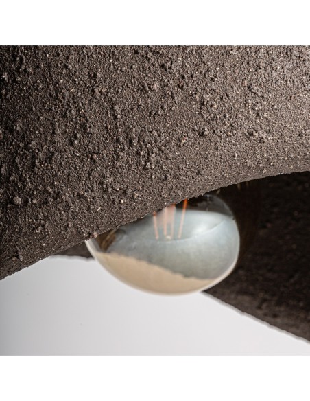 Lámpara colgante Thierry de Vical Home – Lámpara contemporánea de resina marrón 42 cm