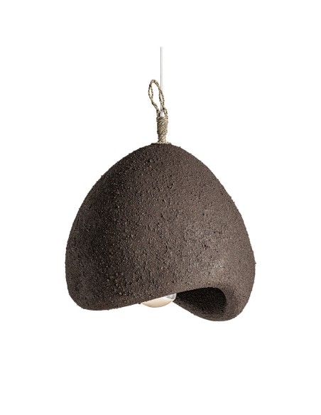 Lámpara colgante Thierry de Vical Home – Lámpara contemporánea de resina marrón 42 cm