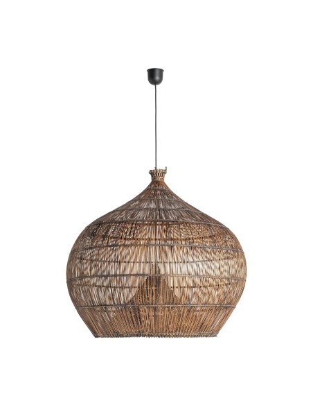 Lámpara colgante Koba de Vical Home – Lámpara de bambú estilo boho natural 80 cm