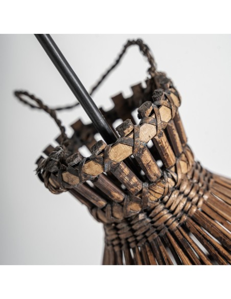 Lámpara colgante Koba de Vical Home – Lámpara de bambú estilo boho natural 80 cm