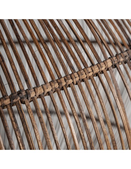 Lámpara colgante Koba de Vical Home – Lámpara boho de bambú marrón 67 cm