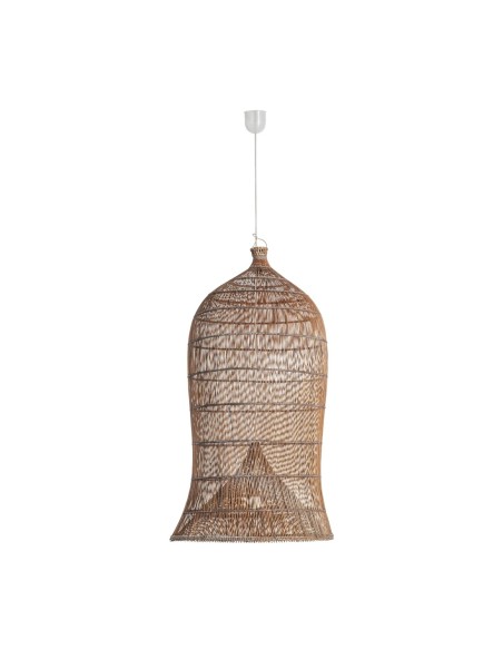 Lámpara colgante Campana de Vical Home – Lámpara boho de bambú natural marrón 110 cm