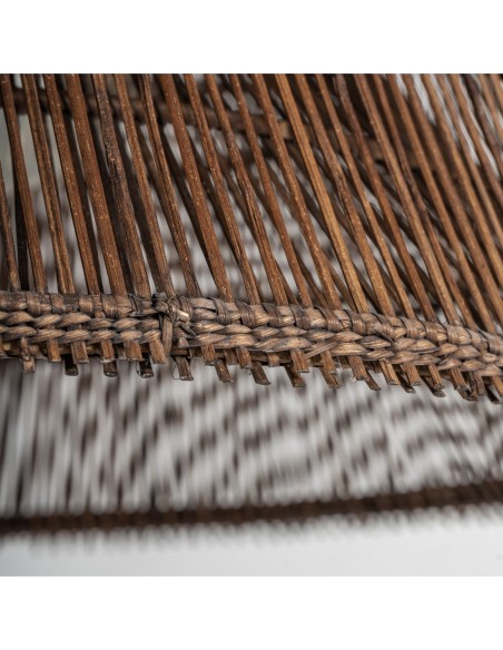 Lámpara colgante Campana de Vical Home – Lámpara boho de bambú natural marrón 110 cm