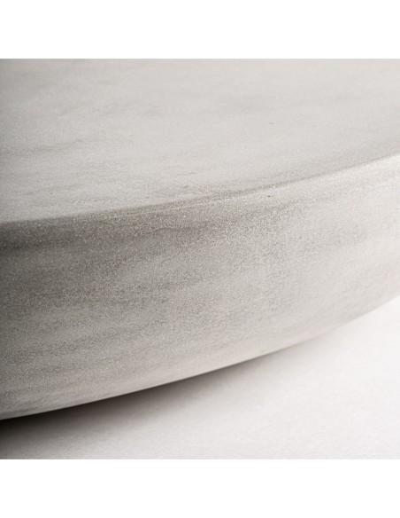 Mesa de centro Cles 100 cm Cemento Gris – VICAL Home Escultórica