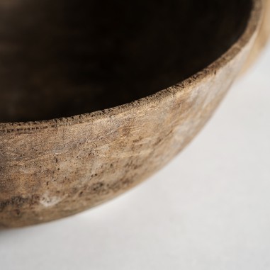 Centro de Mesa Étnico en Madera de Mango –...