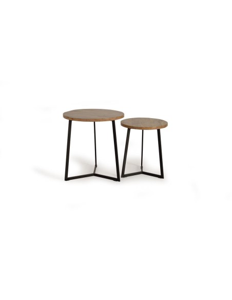 SET DE 2 MESAS AUXILIARES GC 1223 (60X56 Y 52X44)