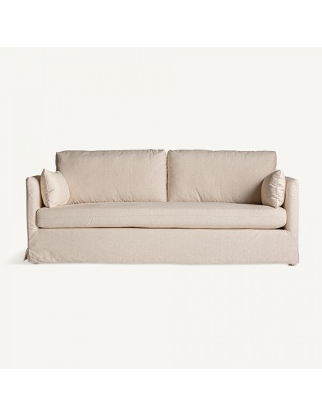 Sofá arbois Colonial en Fresno Blanco Roto y Poliéster – Vical Home