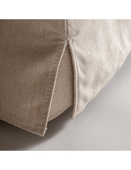 Sofá arbois Colonial en Fresno Blanco Roto y Poliéster – Vical Home