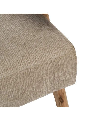 SILLÓN BEIGE TEJIDO-MADERA SALÓN 74 X 76 X 85...